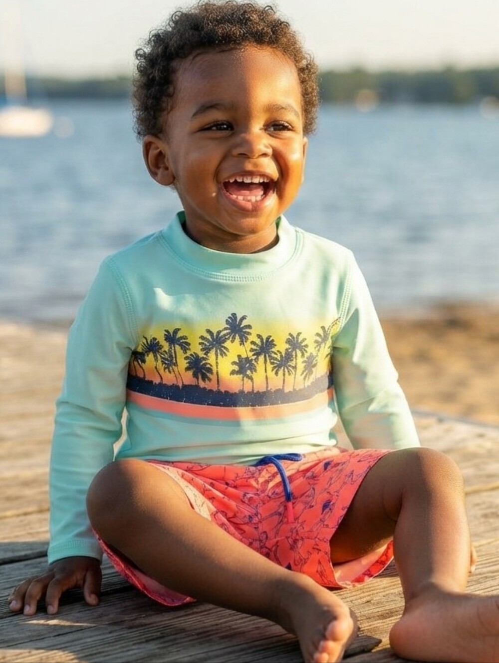 Osh Kosh B'gosh/Cat & Jack 2T Kids Swim Set